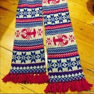 Vineyard Vines Nautical Fair Isle Winter Scarf